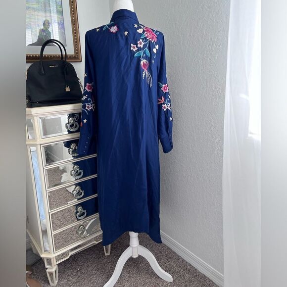 JOHNNY WAS VIOLA WIDE CUFF SEASIDE DRESS - Picture 4 of 8